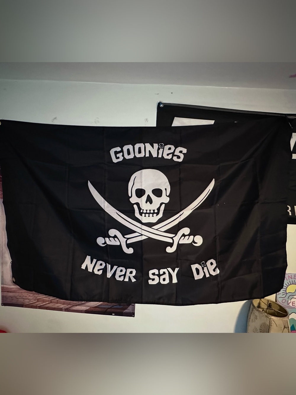 Goonies Never Say Die Decorative Flag